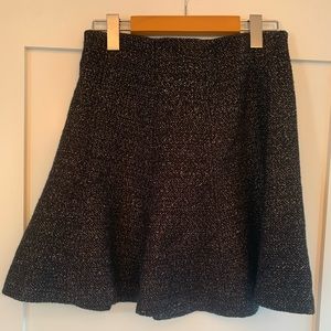 Grey tweed skirt